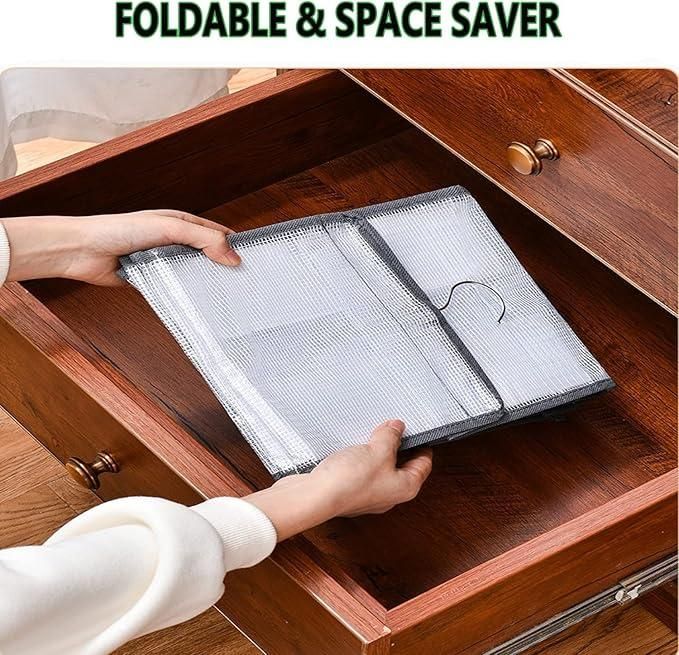 Hanging Closet Organizer – 6 Slots Foldable Storage Solution