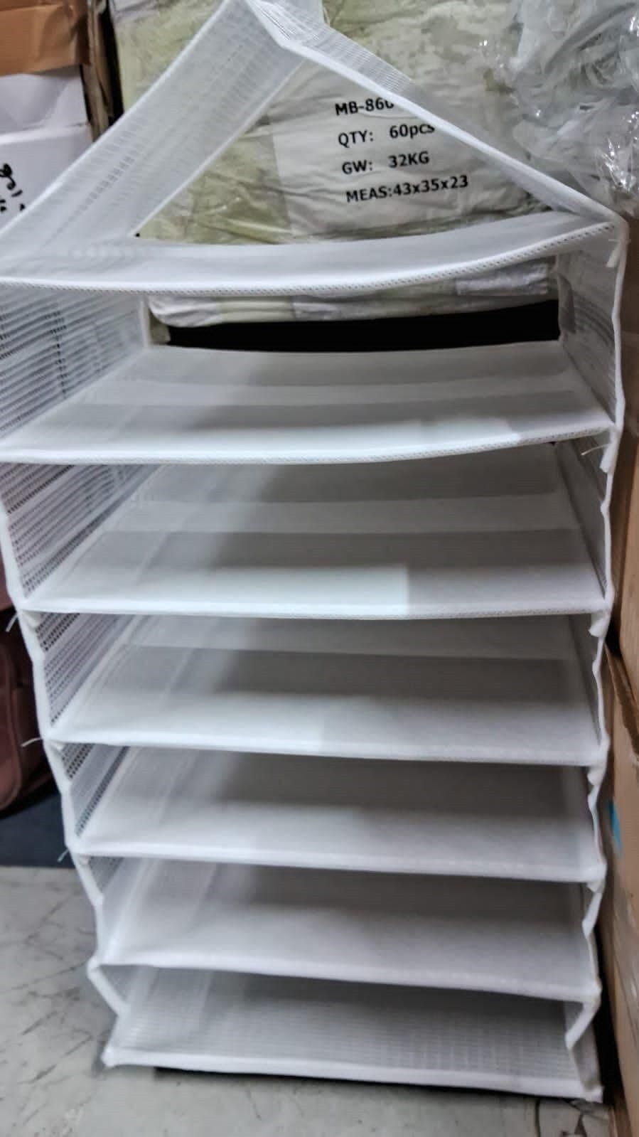 Hanging Closet Organizer – 6 Slots Foldable Storage Solution