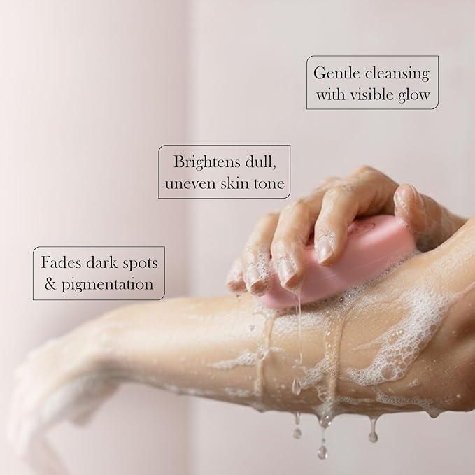 Rice Ceramide Soap with Glycolic & Salicylic Acid Gentle Exfoliating Cleanser | 150 g × 2