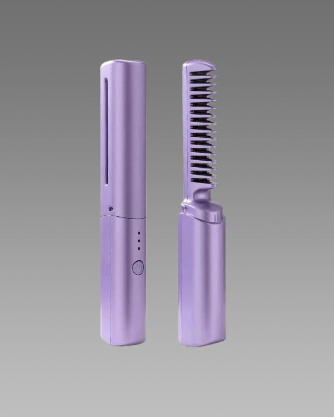 Meneflix™ Portable Mini Hair Straightener Cordless, Rechargeable & Adjustable