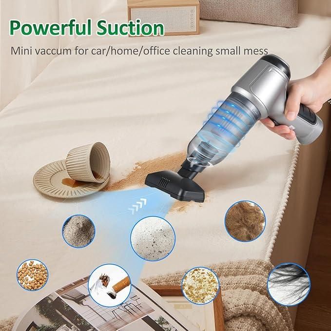 Wireless Mini Vacuum Cleaner Portable & Cordless Cleaning