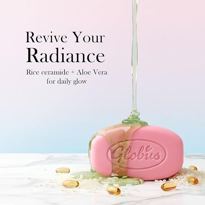 Rice Ceramide Soap with Glycolic & Salicylic Acid Gentle Exfoliating Cleanser | 150 g × 2