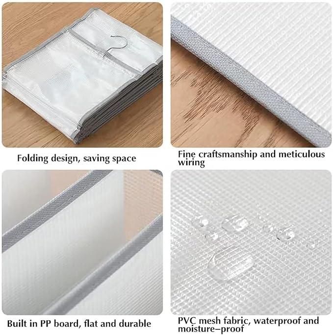 Hanging Closet Organizer – 6 Slots Foldable Storage Solution