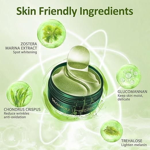 Seaweed Moisturizing Eye Patches Hydration & Under-Eye Care | Pack of 1