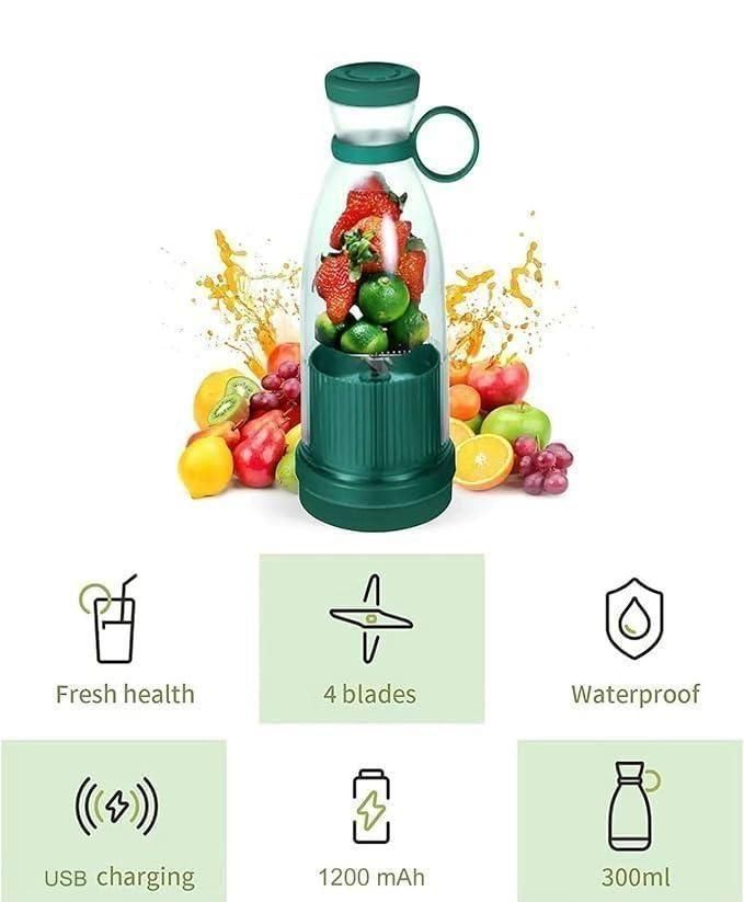 Portable Mini Juice Blender Travel-Friendly Smoothie Maker