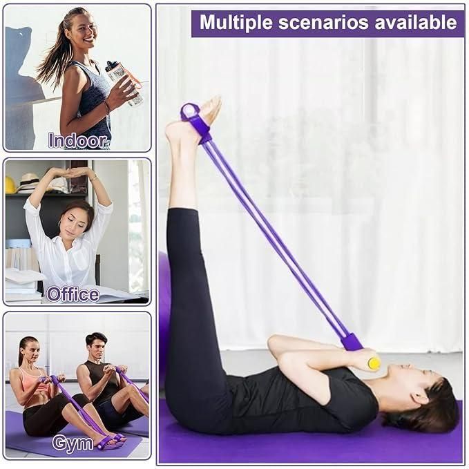 Yoga Pedal Puller Resistance Band Full-Body Stretch & Strength Trainer