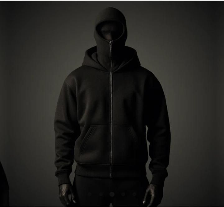 Men’s Full-Sleeve Zipper Hoodie with Mask