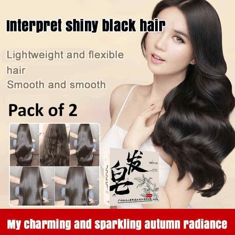 Polygonum Cleansing Shampoo Bar Herbal Hair Cleanser | Pack of 2