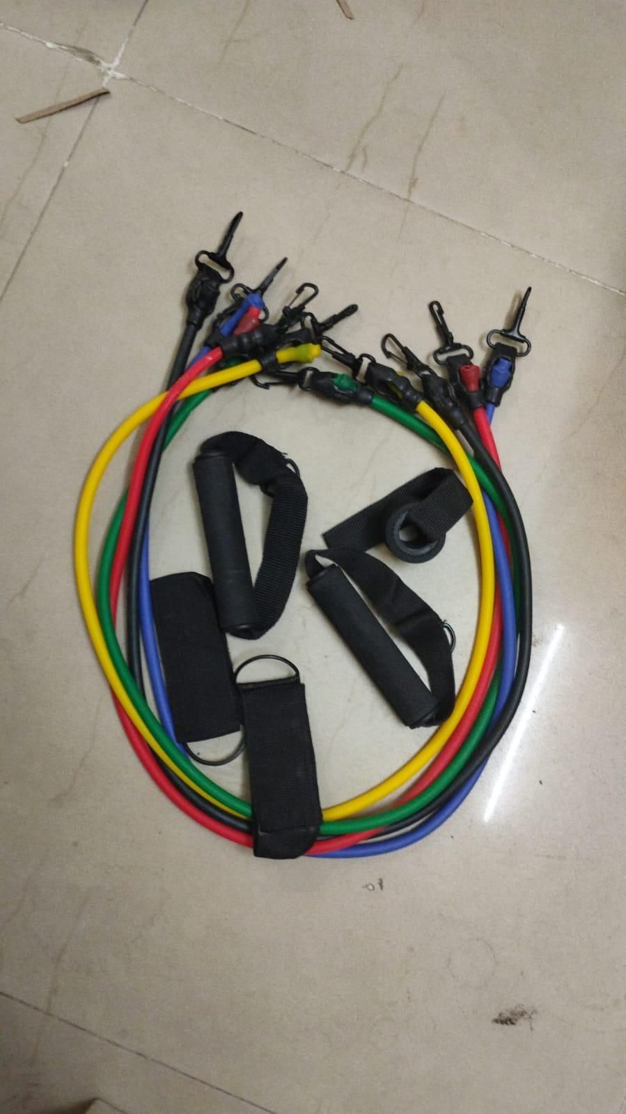 Heavy-Duty Resistance Band Set For Intense Strength Training