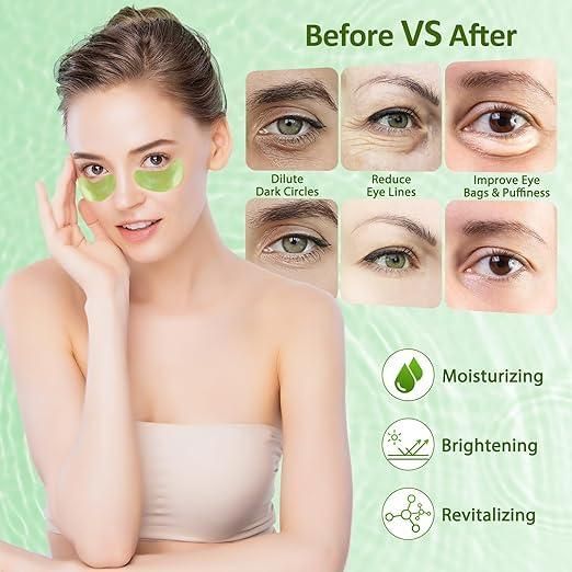 Seaweed Moisturizing Eye Patches Hydration & Under-Eye Care | Pack of 1