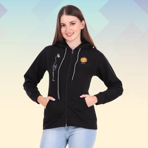 Women’s Black Sweatshirt Hoodie