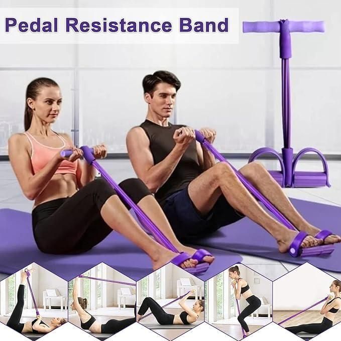Yoga Pedal Puller Resistance Band Full-Body Stretch & Strength Trainer